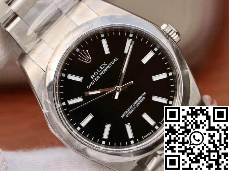 Rolex Oyster Perpetual 114300 39mm AR Factory Black Dial