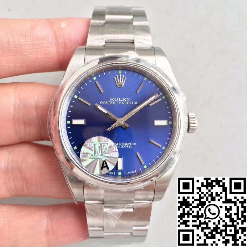 Rolex Oyster Perpetual 39 114300 JF Factory Blue Dial