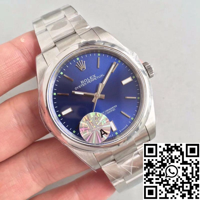 Rolex Oyster Perpetual 39 114300 JF Factory Blue Dial