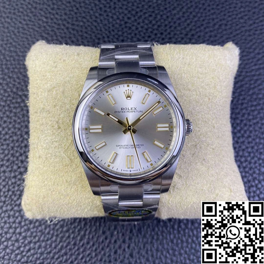 Rolex Oyster Perpetual M124300-0001 41MM Clean Factory Silver Dial