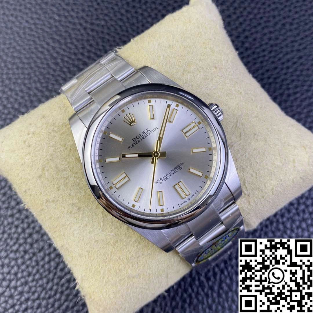 Rolex Oyster Perpetual M124300-0001 41MM Clean Factory Silver Dial