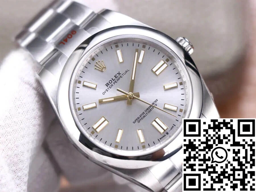 Rolex Oyster Perpetual M124300-0001 41MM EW Factory Silver Dial