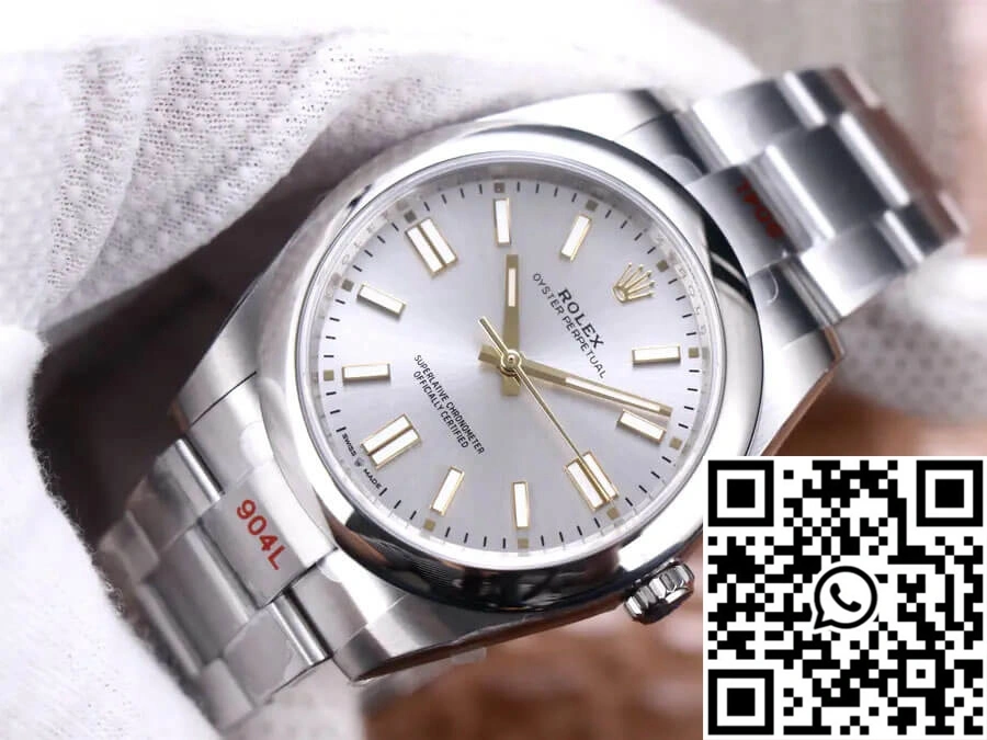 Rolex Oyster Perpetual M124300-0001 41MM EW Factory Silver Dial