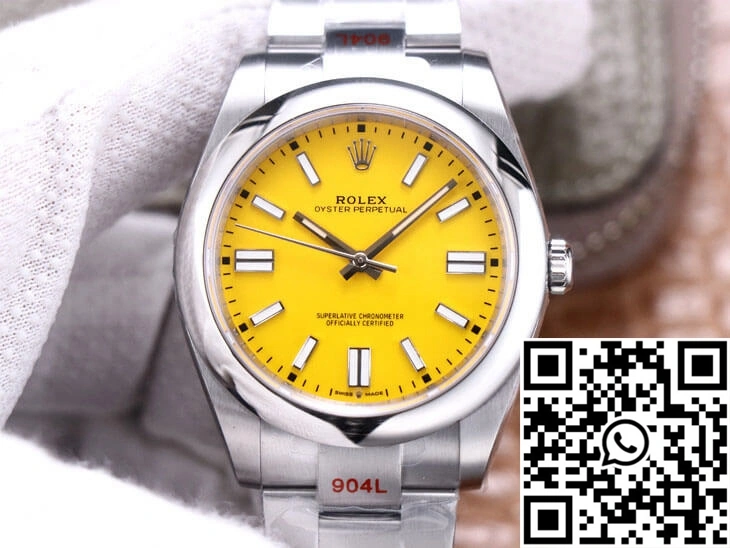 Rolex Oyster Perpetual M124300-0004 41MM EW Factory Yellow Dial