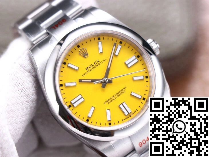Rolex Oyster Perpetual M124300-0004 41MM EW Factory Yellow Dial