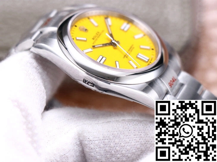 Rolex Oyster Perpetual M124300-0004 41MM EW Factory Yellow Dial