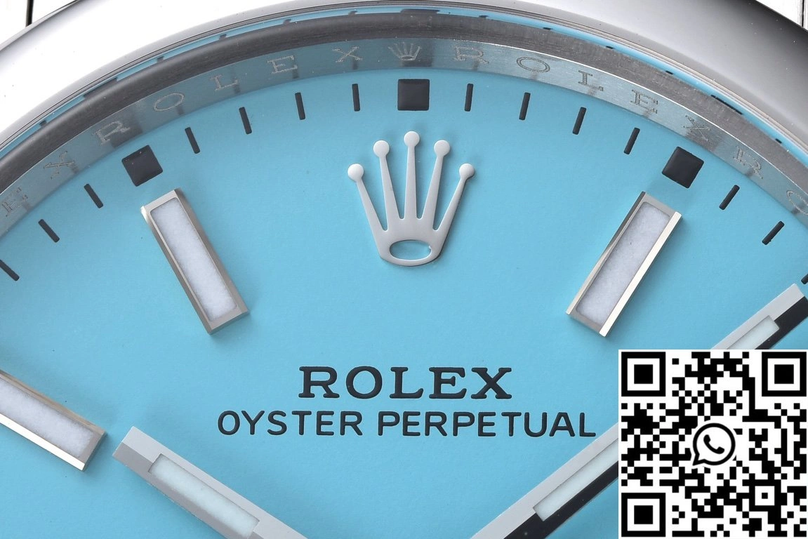 Rolex Oyster Perpetual M124300-0006 41MM Clean Factory Turquoise Blue Dial