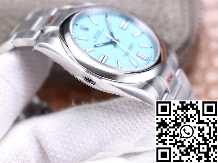 Rolex Oyster Perpetual M124300-0006 41MM EW Factory Turquoise Blue Dial