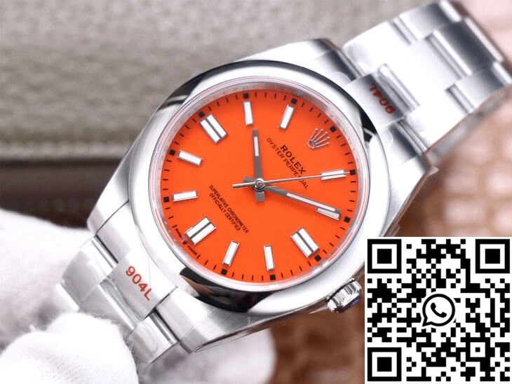Rolex Oyster Perpetual M124300-0007 41MM EW Factory Coral Red Dial
