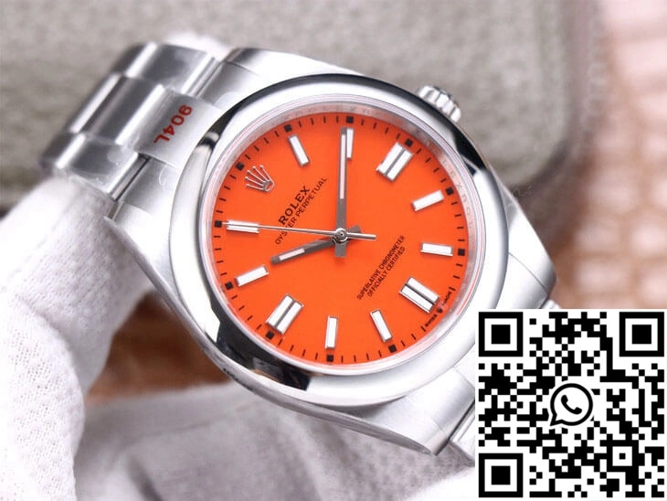 Rolex Oyster Perpetual M124300-0007 41MM EW Factory Coral Red Dial