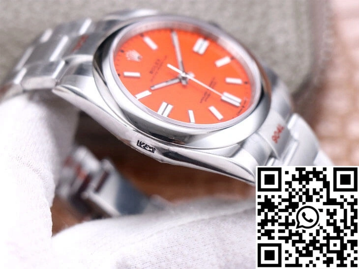 Rolex Oyster Perpetual M124300-0007 41MM EW Factory Coral Red Dial