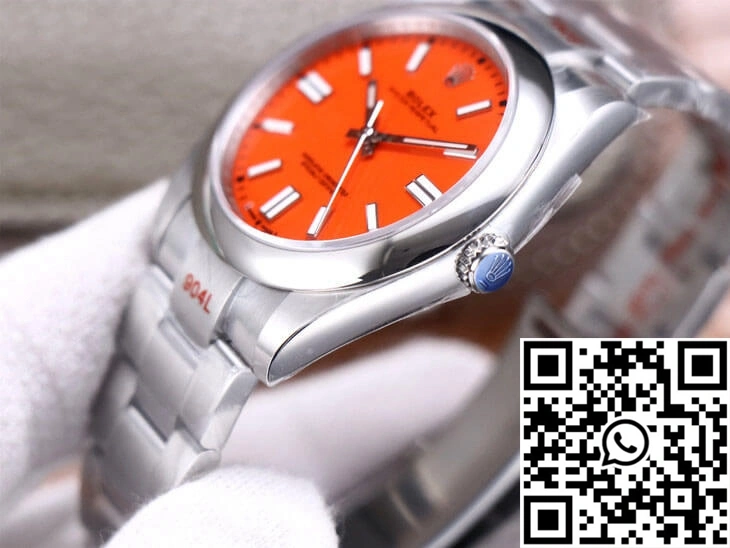 Rolex Oyster Perpetual M124300-0007 41MM EW Factory Coral Red Dial