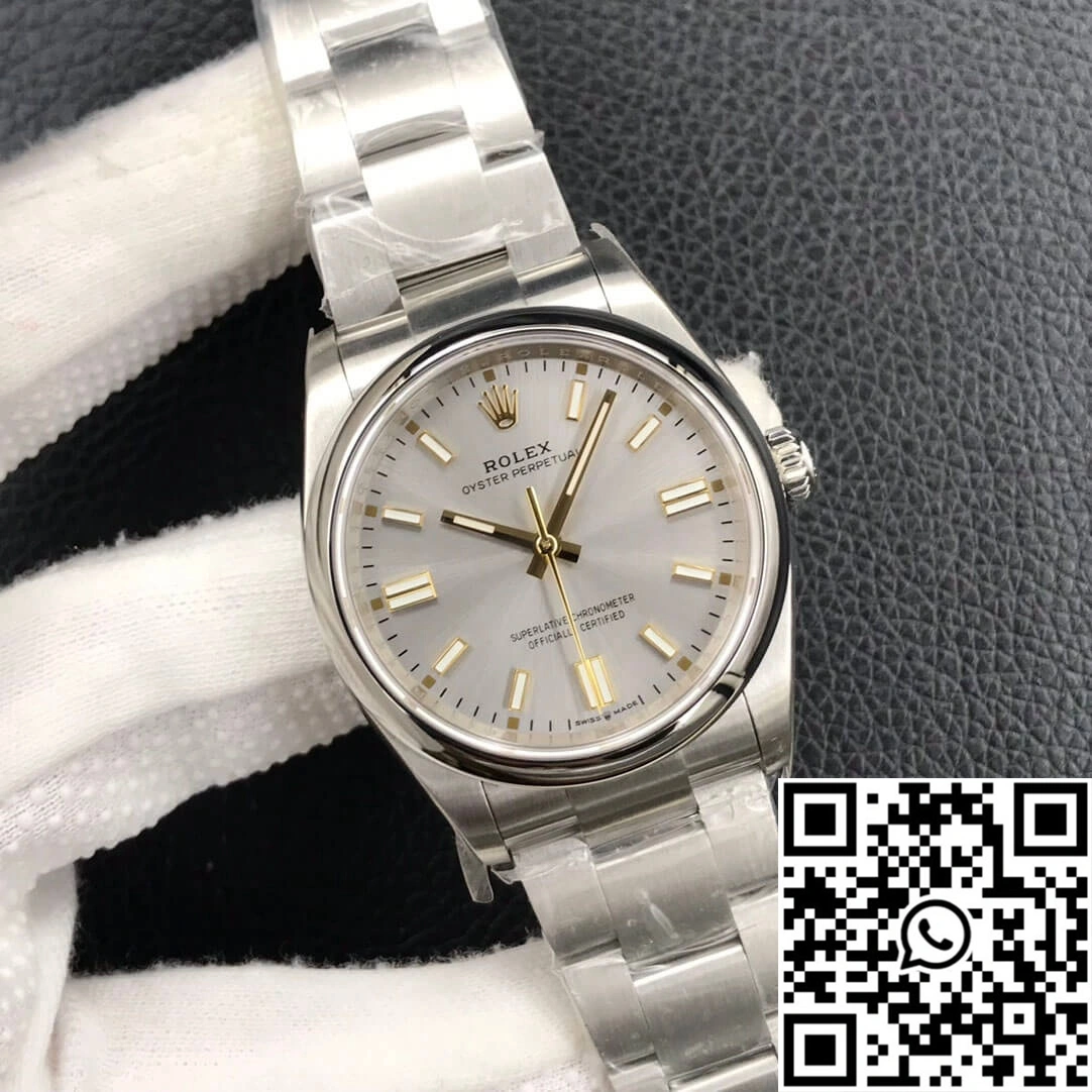 Rolex Oyster Perpetual M126000-0001 36MM EW Factory Silver Dial