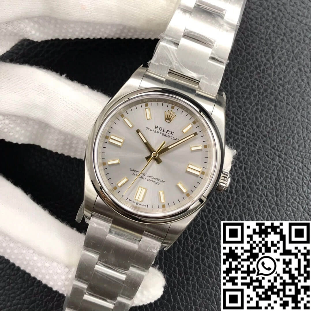 Rolex Oyster Perpetual M126000-0001 36MM EW Factory Silver Dial