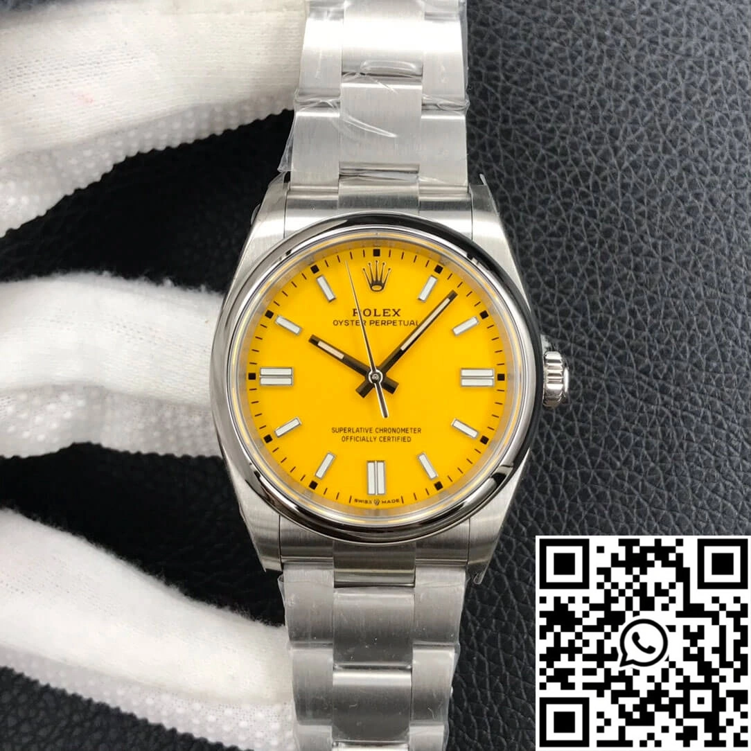 Rolex Oyster Perpetual M126000-0004 36MM EW Factory Yellow Dial