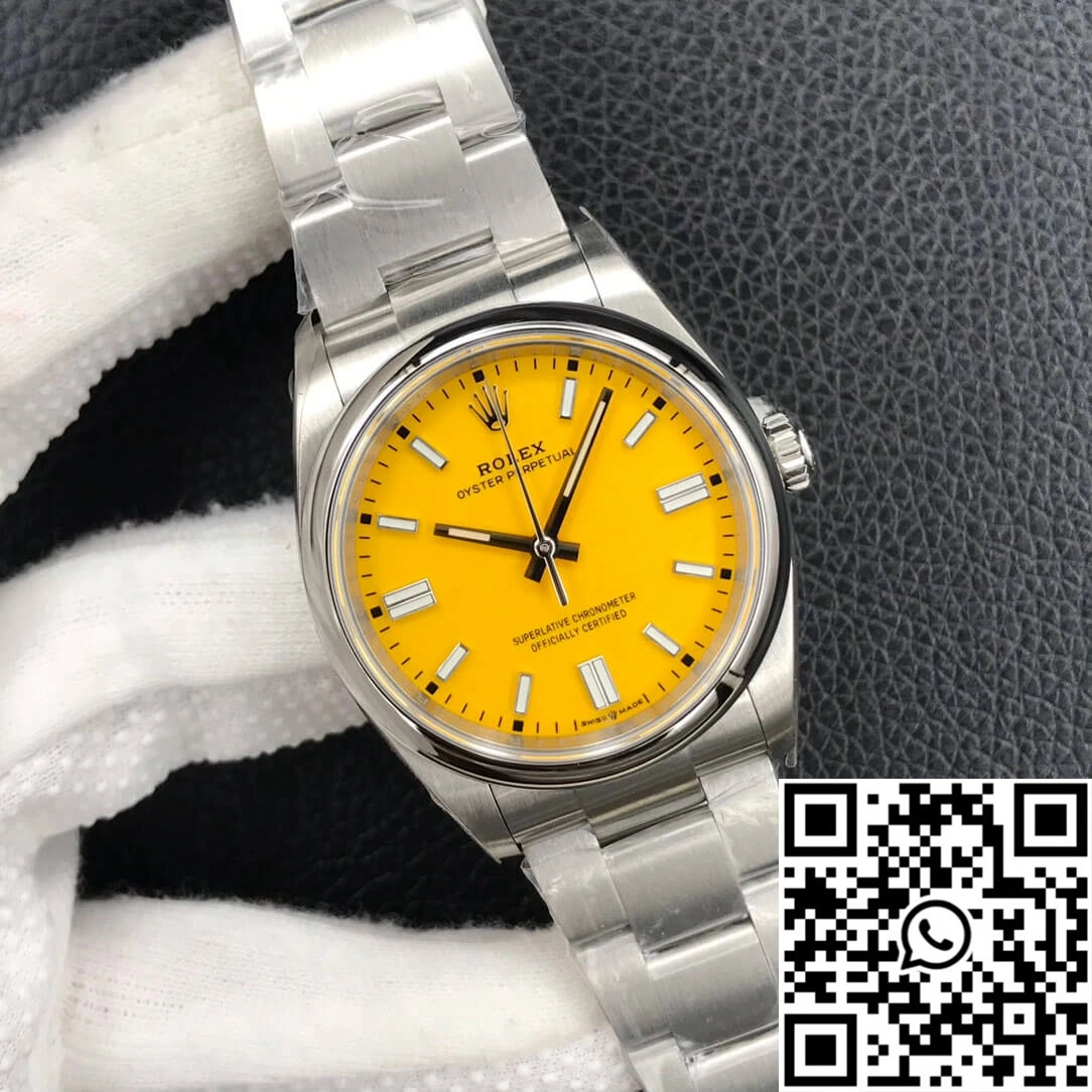 Rolex Oyster Perpetual M126000-0004 36MM EW Factory Yellow Dial