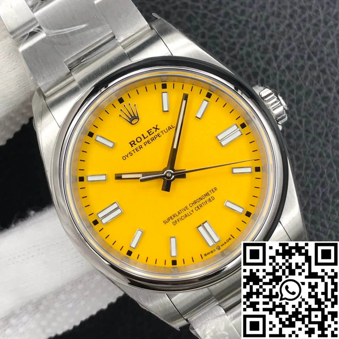 Rolex Oyster Perpetual M126000-0004 36MM EW Factory Yellow Dial