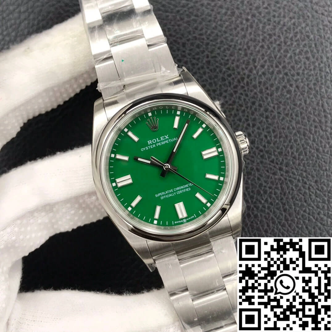 Rolex Oyster Perpetual M126000-0005 36MM EW Factory Green Dial