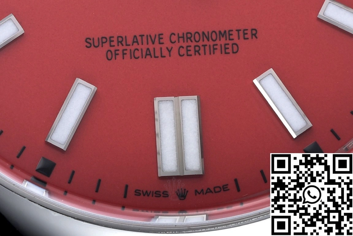Rolex Oyster Perpetual M126000-0007 41MM Clean Factory Red Dial