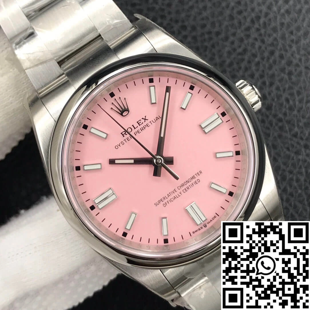 Rolex Oyster Perpetual M126000-0008 36MM EW Factory Candy Pink Dial