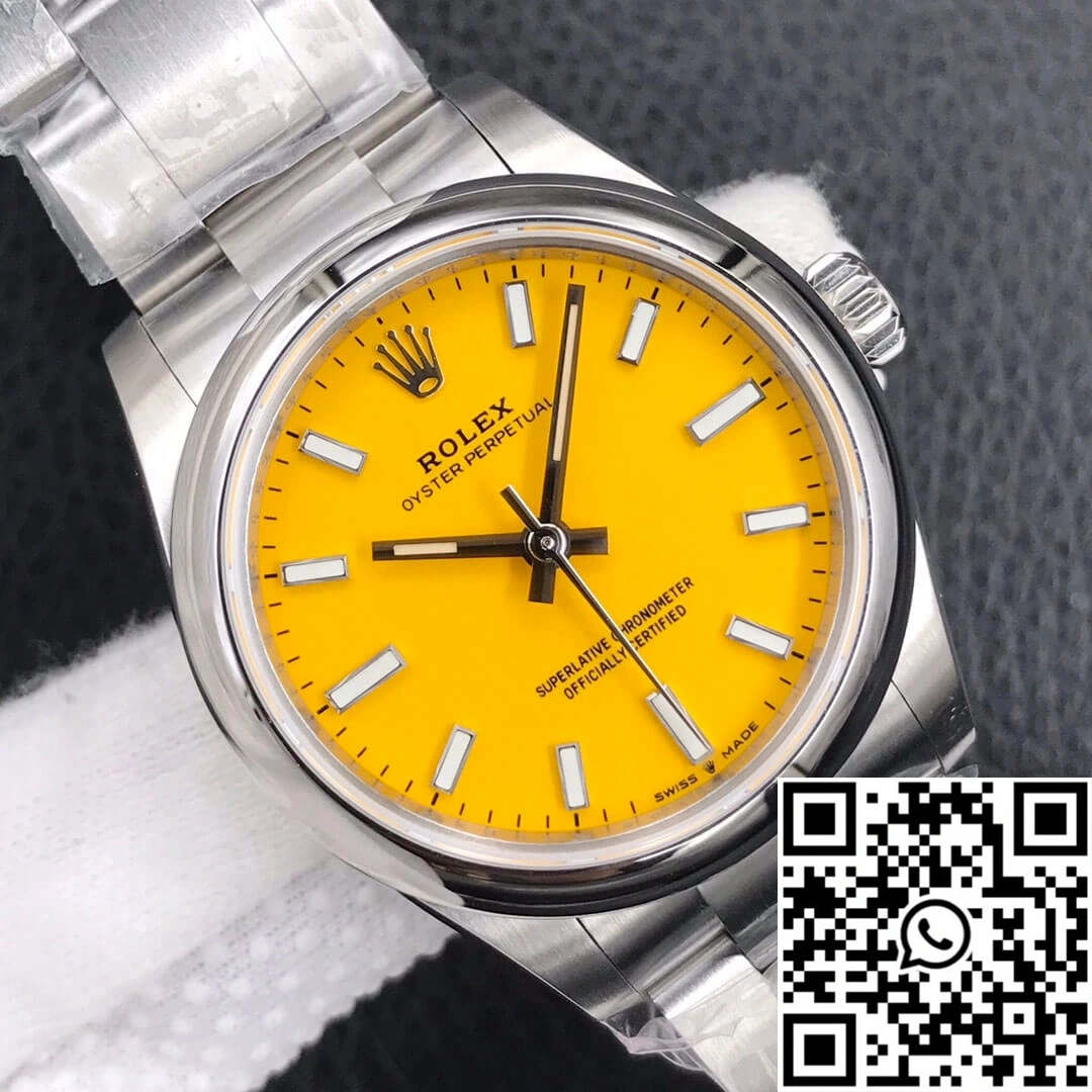Rolex Oyster Perpetual M277200-0005 31MM EW Factory Yellow Dial