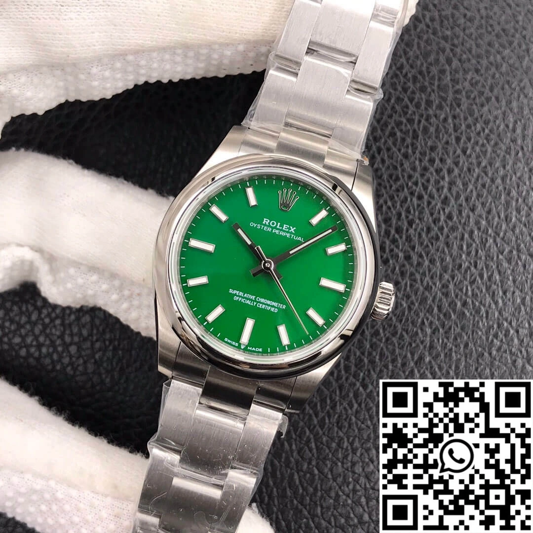 Rolex Oyster Perpetual M277200-0006 31MM EW Factory Green Dial