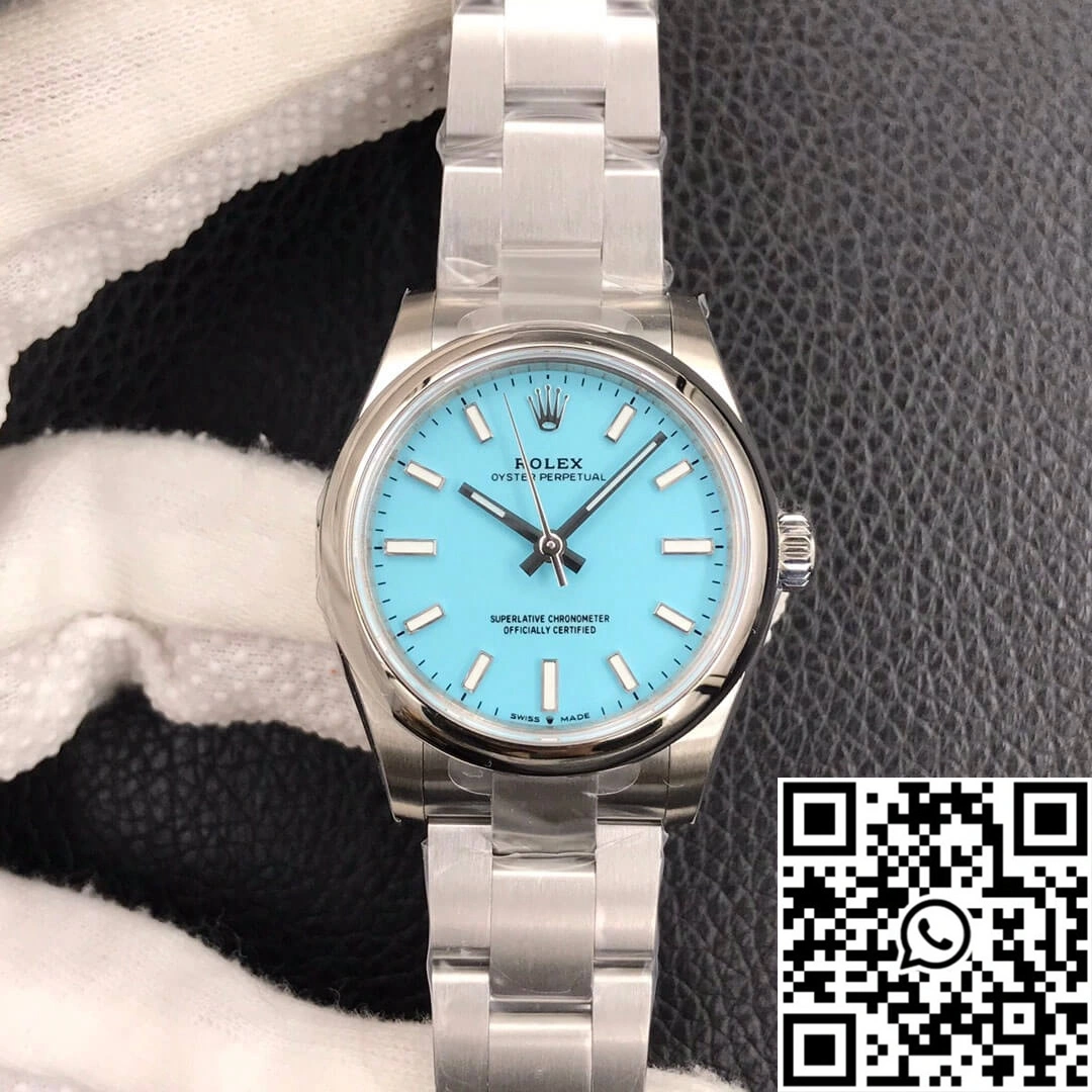 Rolex Oyster Perpetual M277200-0007 31MM EW Factory Turquoise Blue Dial