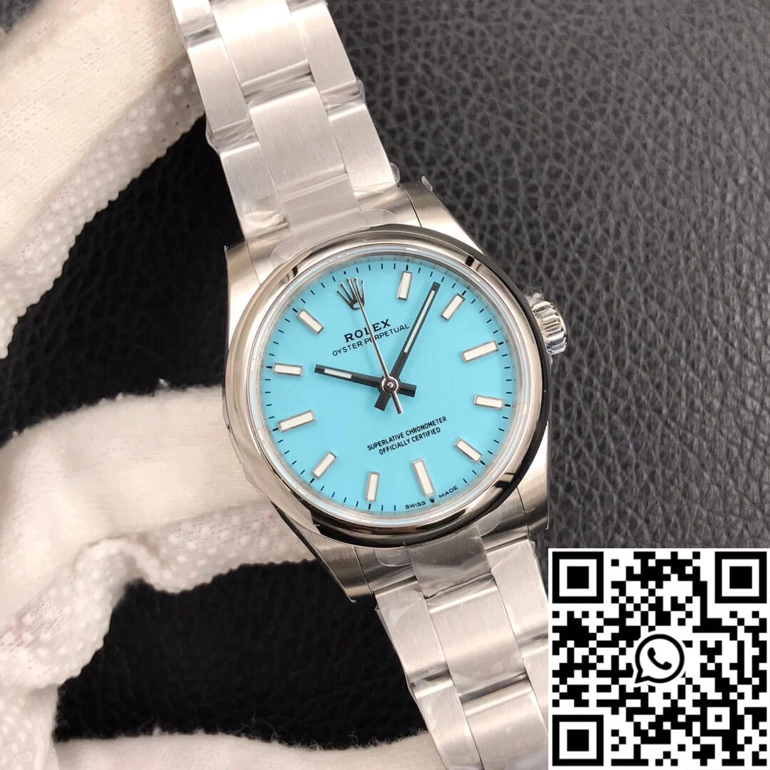 Rolex Oyster Perpetual M277200-0007 31MM EW Factory Turquoise Blue Dial
