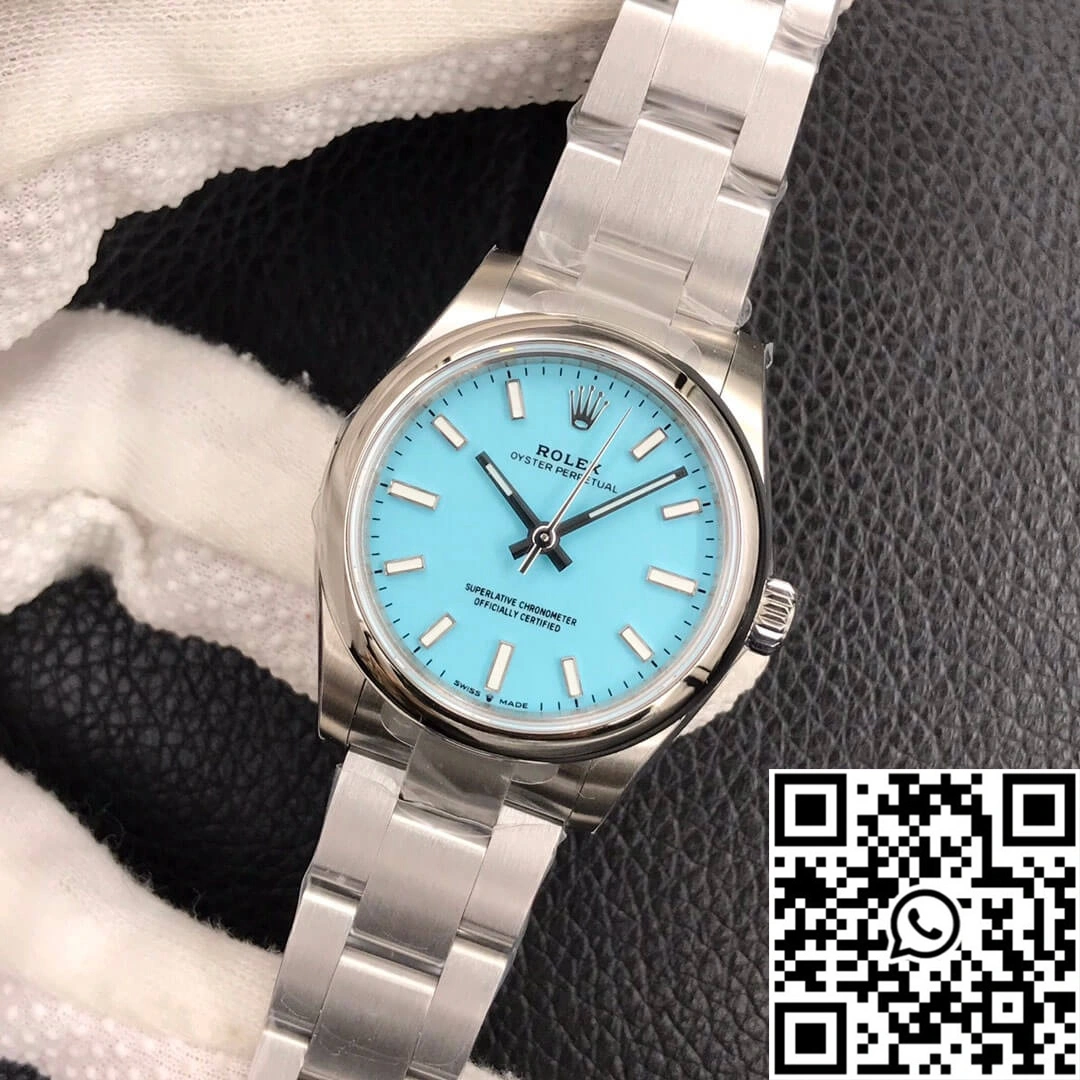 Rolex Oyster Perpetual M277200-0007 31MM EW Factory Turquoise Blue Dial