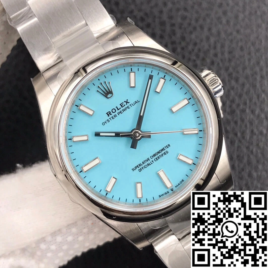 Rolex Oyster Perpetual M277200-0007 31MM EW Factory Turquoise Blue Dial