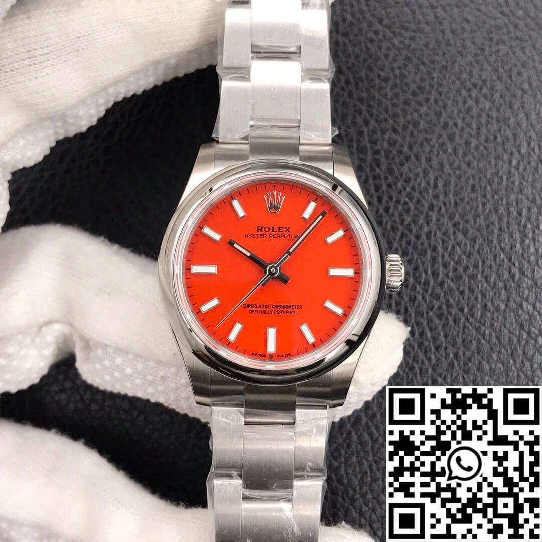 Rolex Oyster Perpetual M277200-0008 31MM EW Factory Coral Red Dial