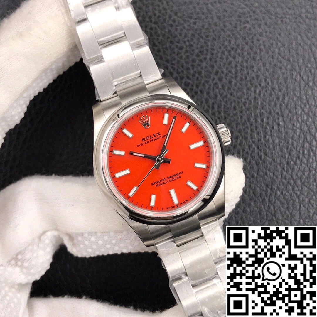 Rolex Oyster Perpetual M277200-0008 31MM EW Factory Coral Red Dial
