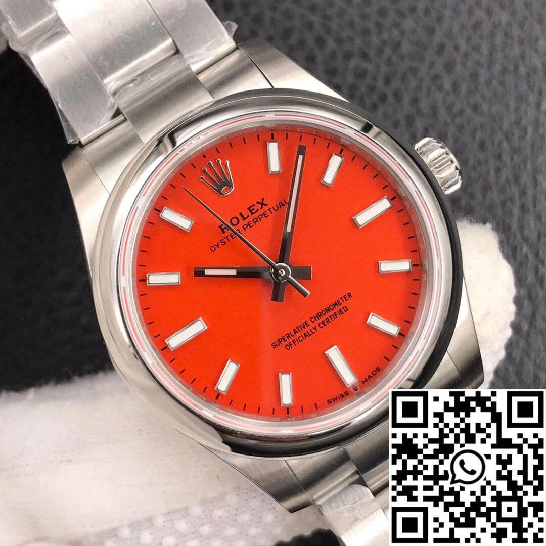 Rolex Oyster Perpetual M277200-0008 31MM EW Factory Coral Red Dial