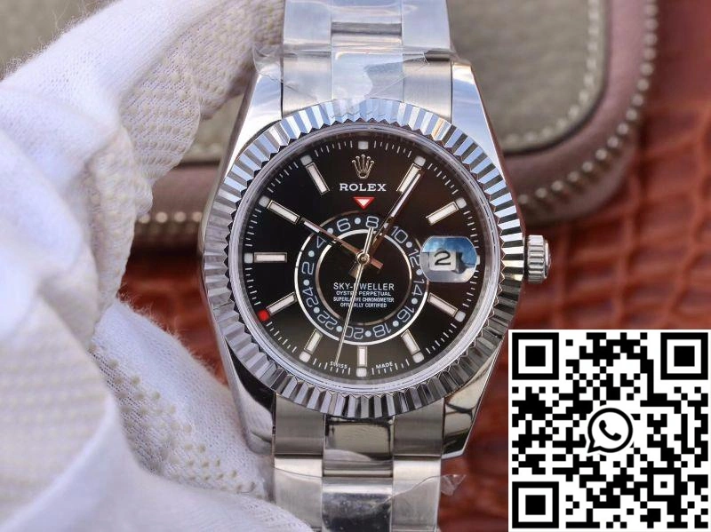 Rolex SKY DWELLER 326139 Black Dial