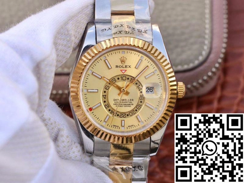 Rolex SKY-DWELLER 326938-72418 Gold Dial