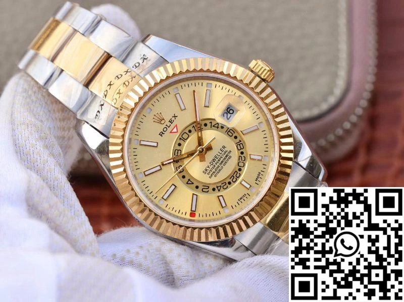 Rolex SKY-DWELLER 326938-72418 Gold Dial
