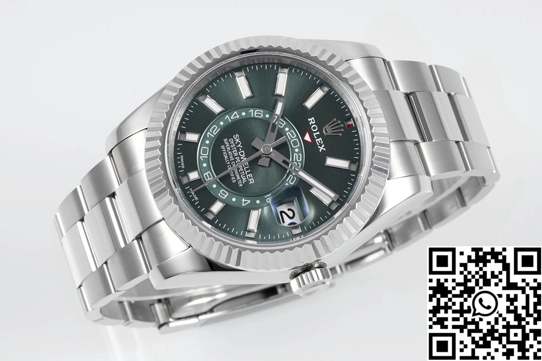 Rolex SKY DWELLER ZF Factory M336934-0001 Green Dial