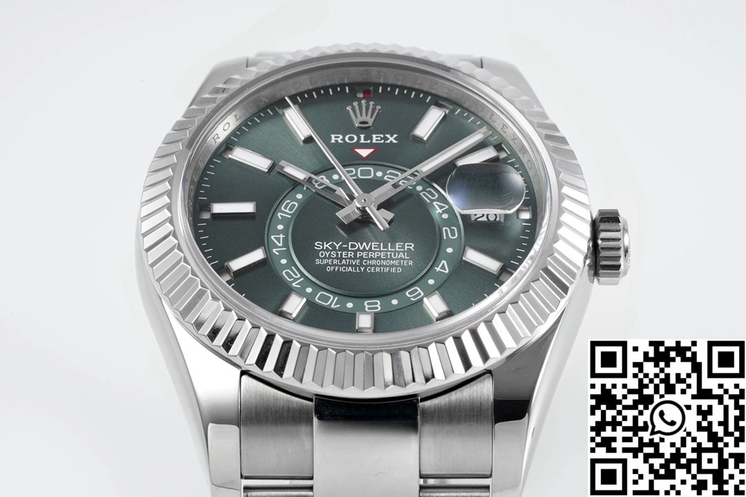 Rolex SKY DWELLER ZF Factory M336934-0001 Green Dial