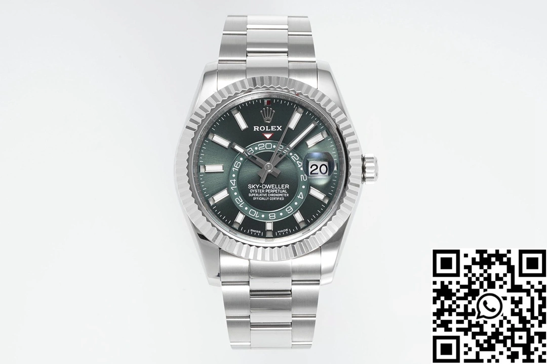 Rolex SKY DWELLER ZF Factory M336934-0001 Green Dial