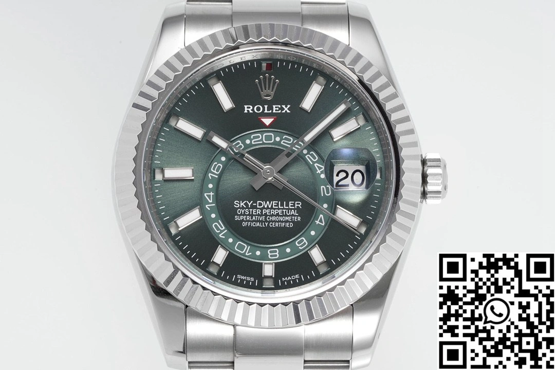 Rolex SKY DWELLER ZF Factory M336934-0001 Green Dial