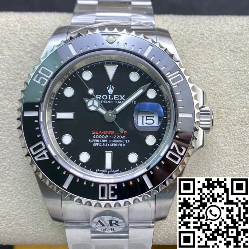 Rolex Sea Dweller 126600 50TH Anniversary 2018 AR Factory Black Dial