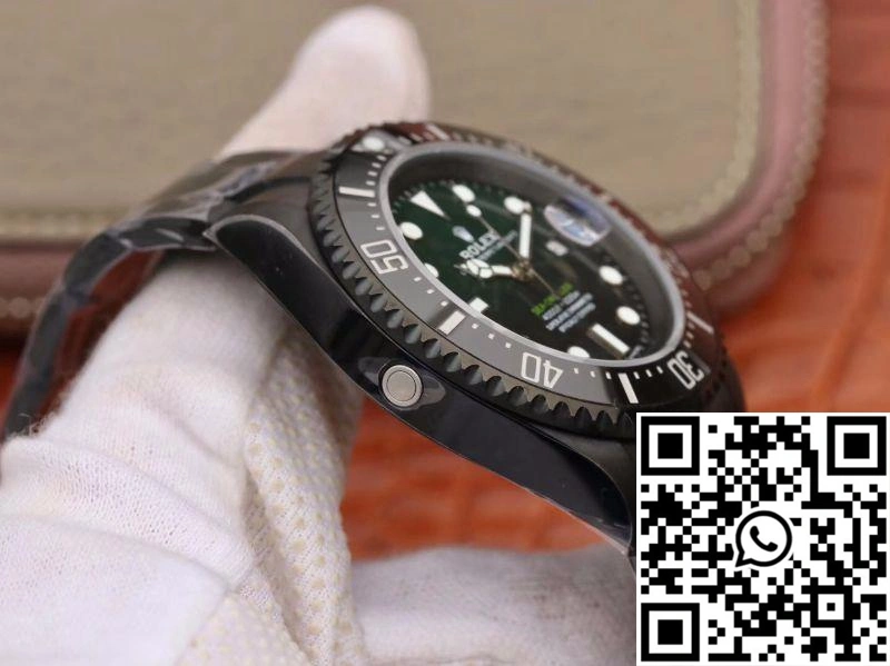 Rolex Sea-Dweller Deepsea 11666001 V2 Green Gradual Black Dial