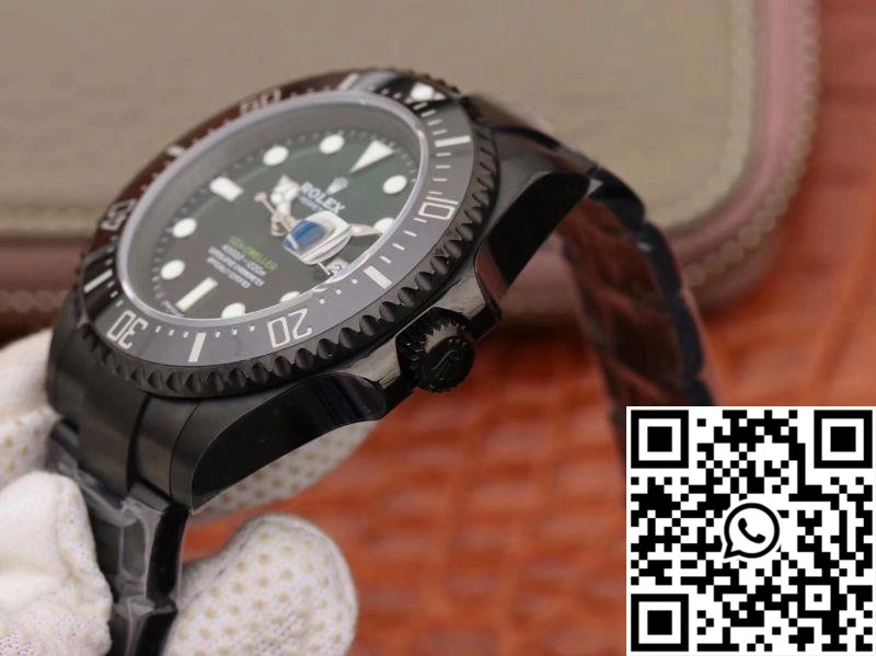 Rolex Sea-Dweller Deepsea 11666001 V2 Green Gradual Black Dial
