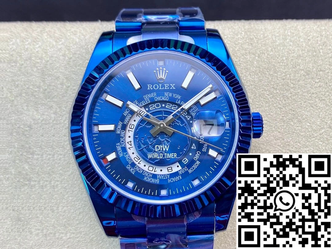 Rolex Sky Dweller 40MM WWF Factory DIW Blue Dial