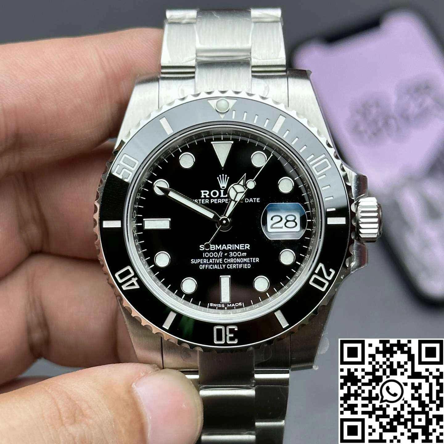 Rolex Submariner 116610LN-0001 VS Factory Black Dial