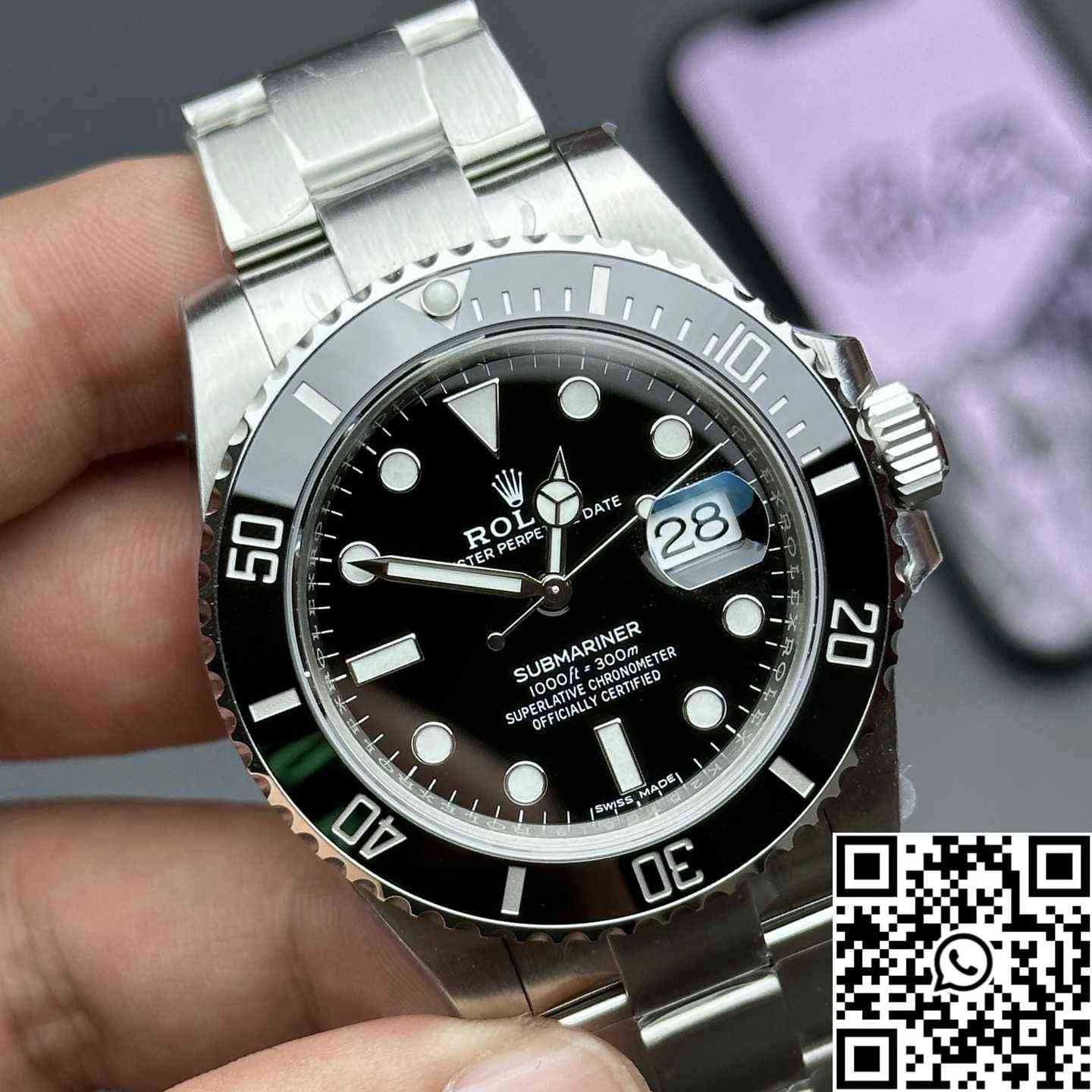 Rolex Submariner 116610LN-0001 VS Factory Black Dial