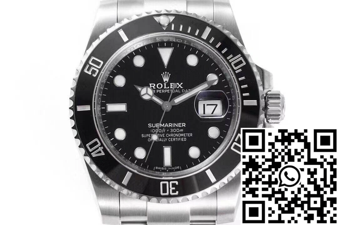 Rolex Submariner 116610LN-97200 ZF Factory Black Dial Stainless Steel Strap