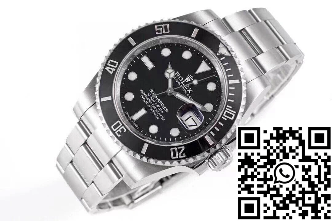 Rolex Submariner 116610LN-97200 ZF Factory Black Dial Stainless Steel Strap