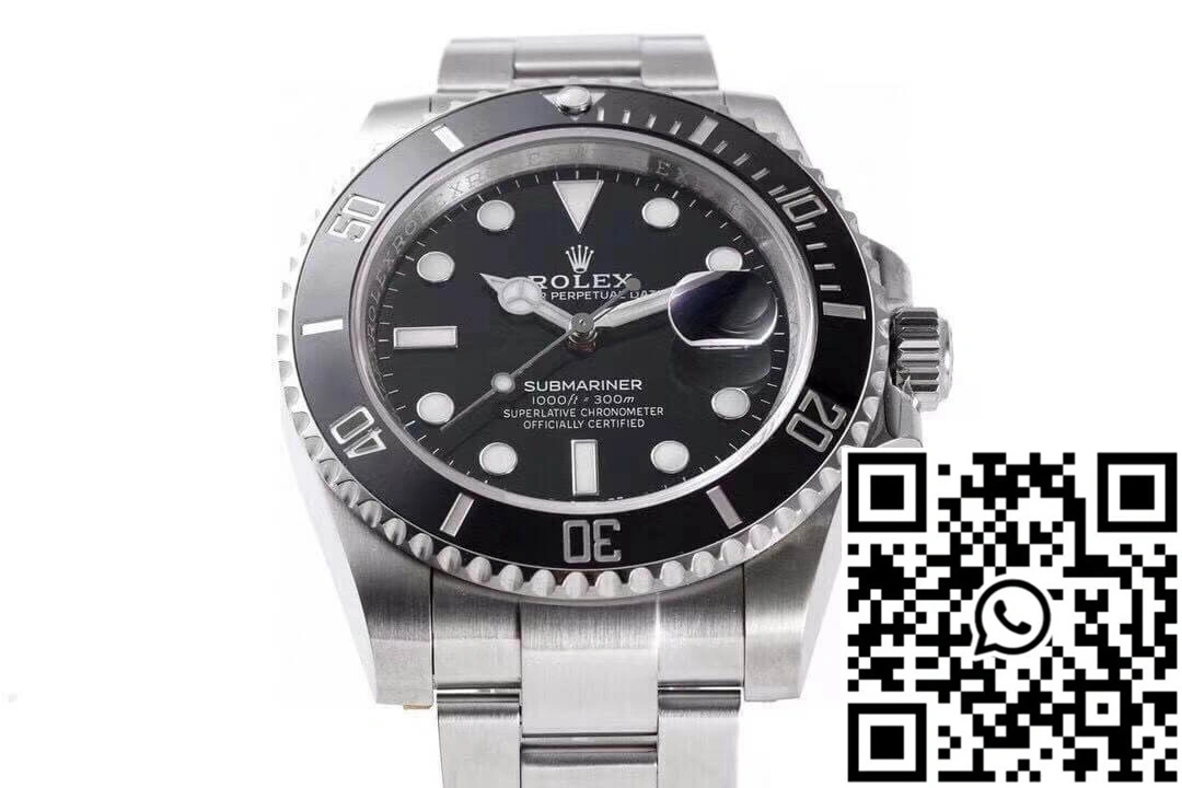 Rolex Submariner 116610LN-97200 ZF Factory Black Dial Stainless Steel Strap