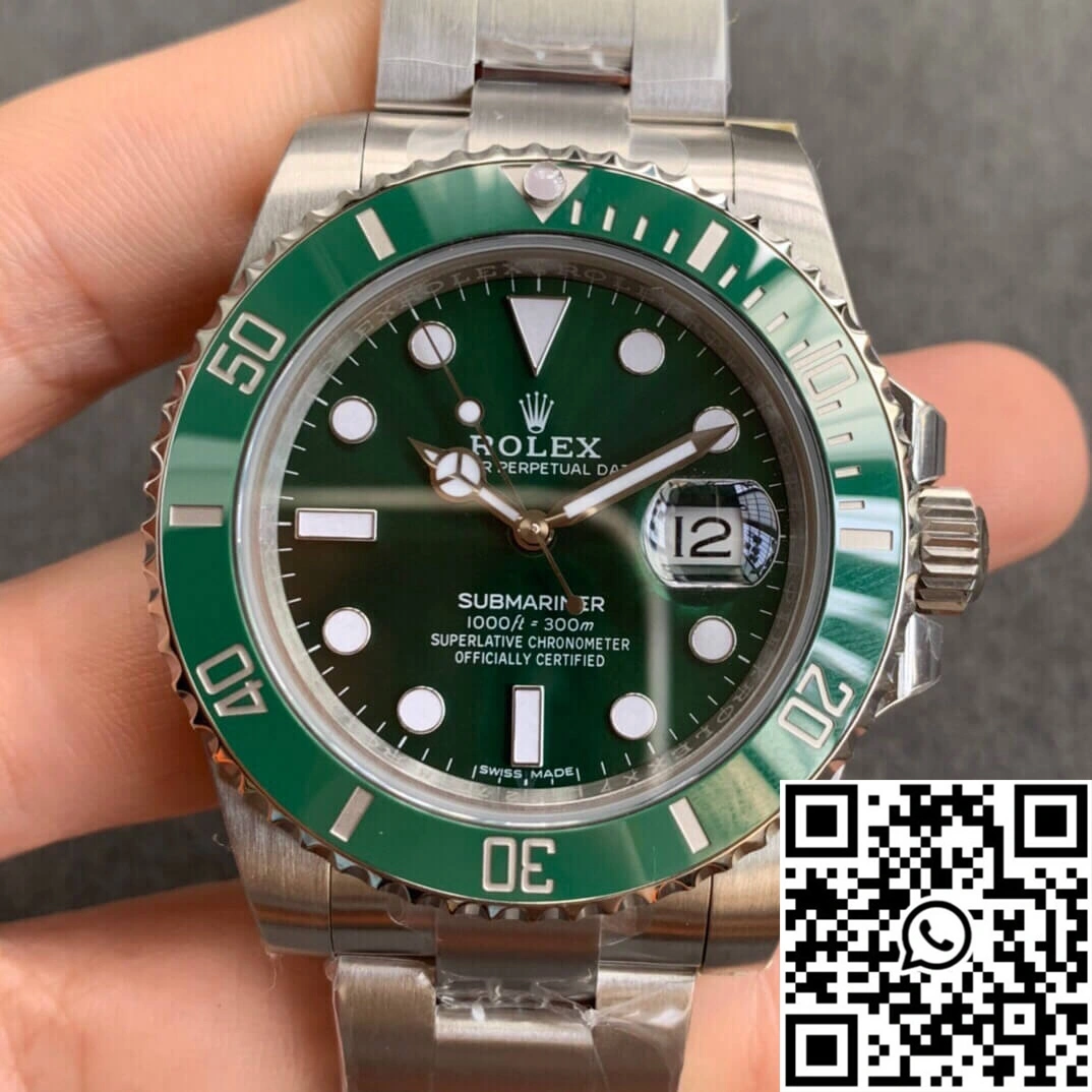 Rolex Submariner 116610LV 40MM ZZ Factory V2S Green Dial